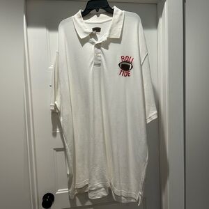 Men’s Foundry Brand 3XL Polo Style Shirt with Roll Tide iron on